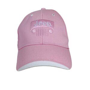 Jeep Pink Embroidered Baseball Cap Adjustable  Love Heart Iconic Utility Car SUV